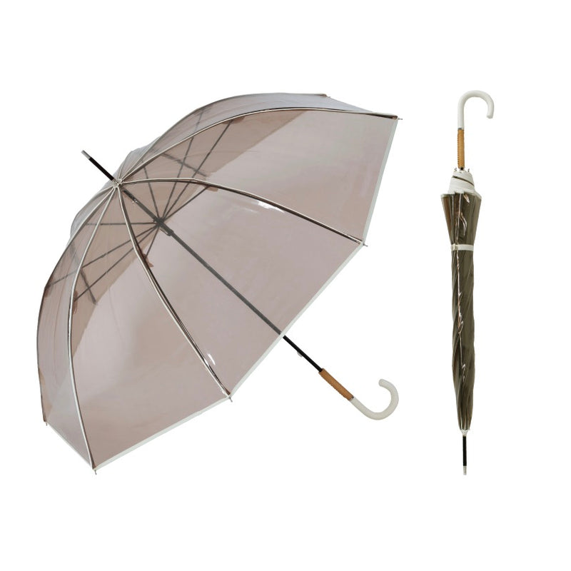 簡約低調透明長傘