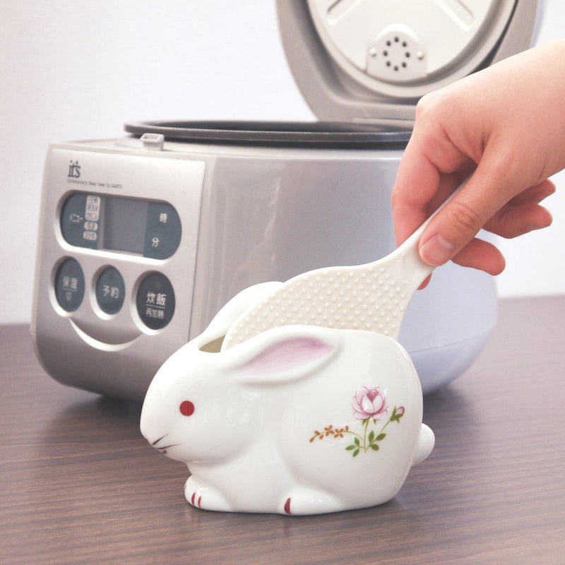 日本白兔飯殻容器