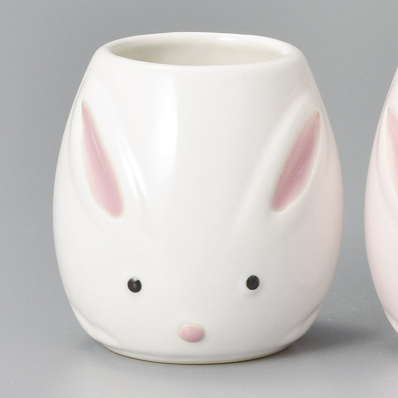 日本雙色兔兔茶杯