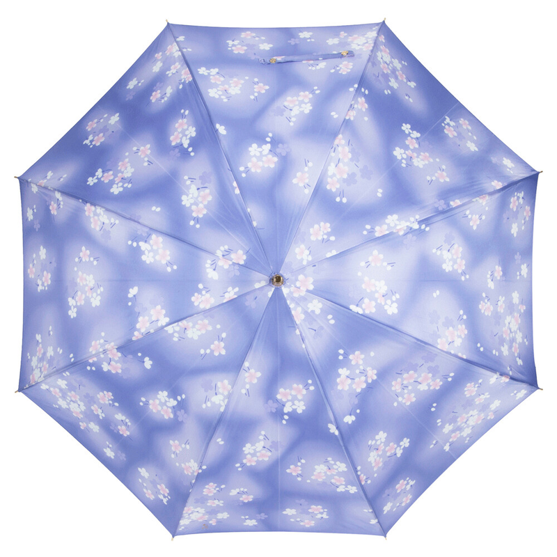 晴雨兼用粉紫櫻花長傘